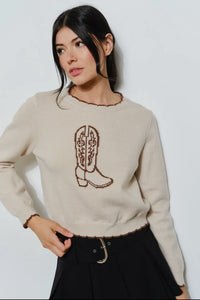 Cowboy Boots Sweater