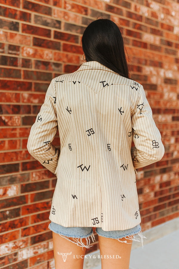 Cattle Branded Blazer