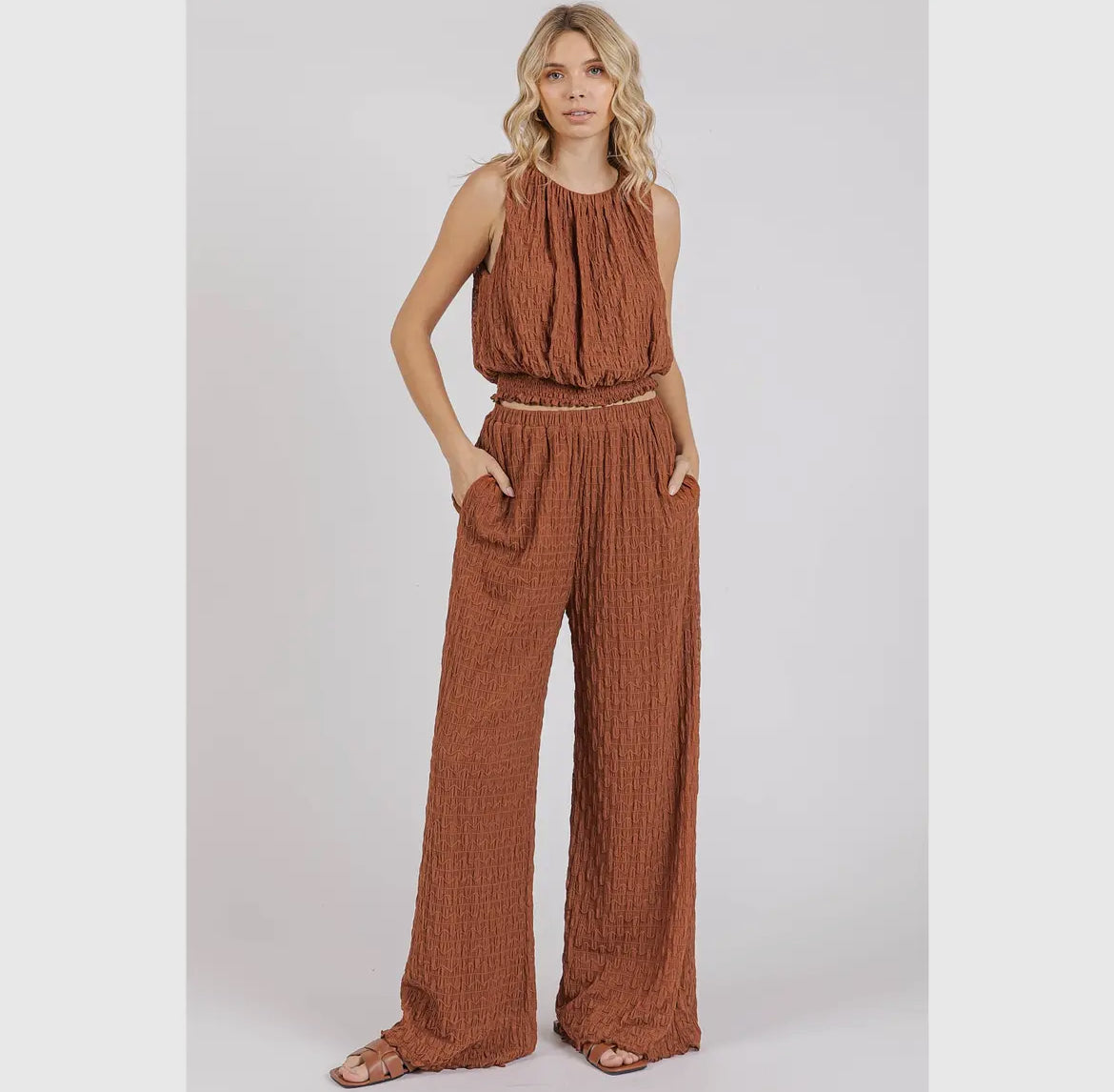 Saddle Pant Set