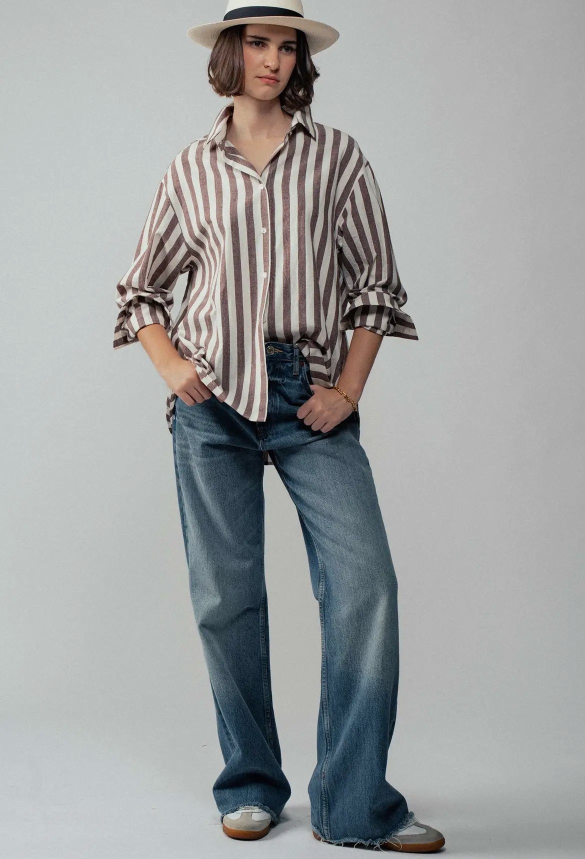 Saddle Stripe Top