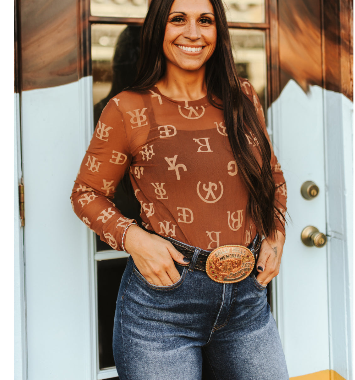 Rust Brands Mesh Top