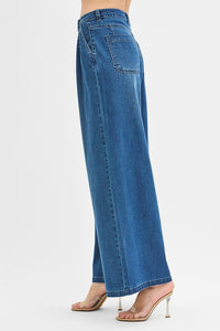 RISEN denim knit trouser