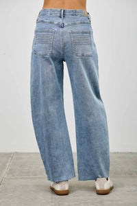 Pleated Barrel Jeans (available for preorder ships Oct 14)
