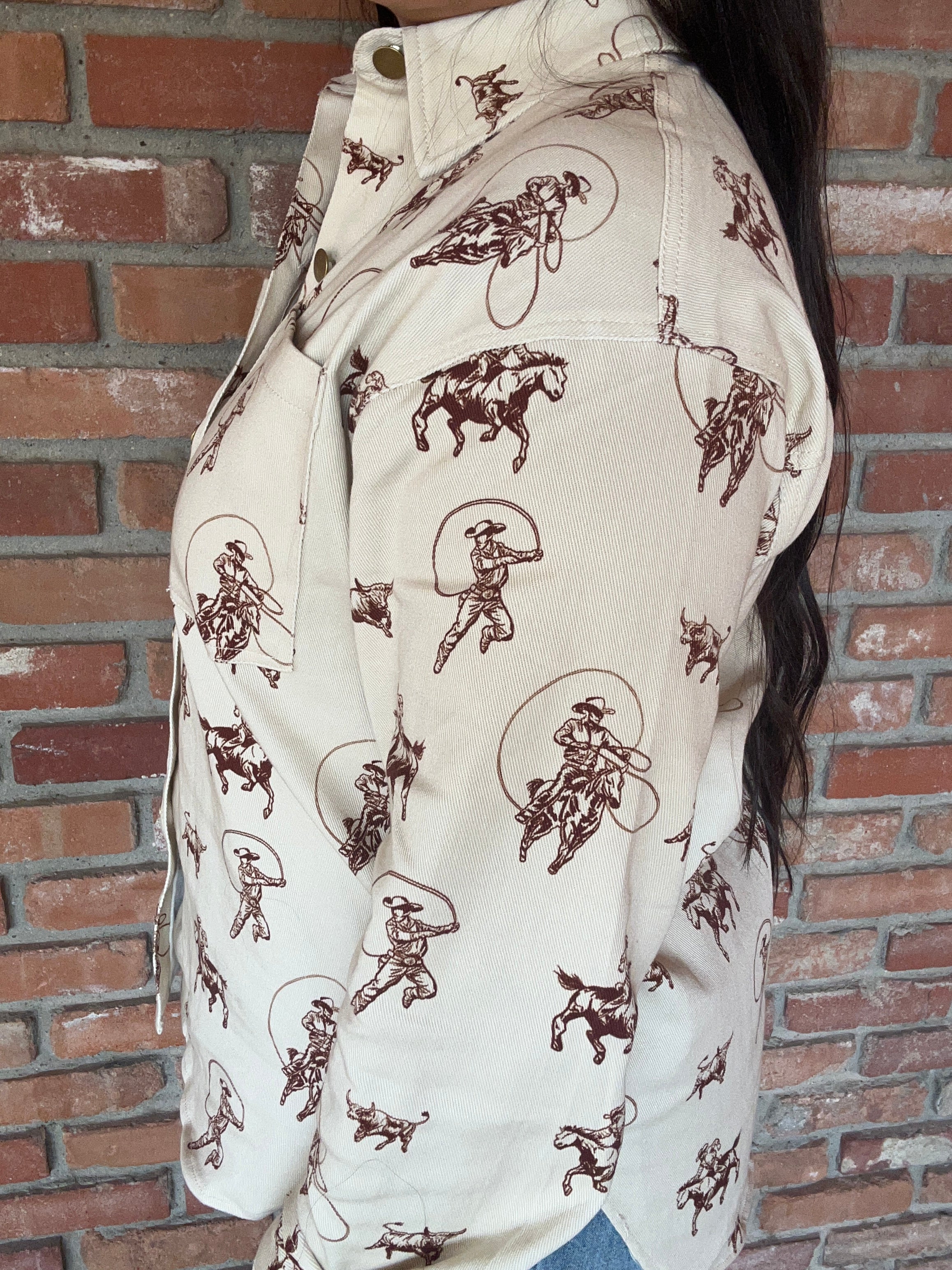 Rodeo round-up shacket