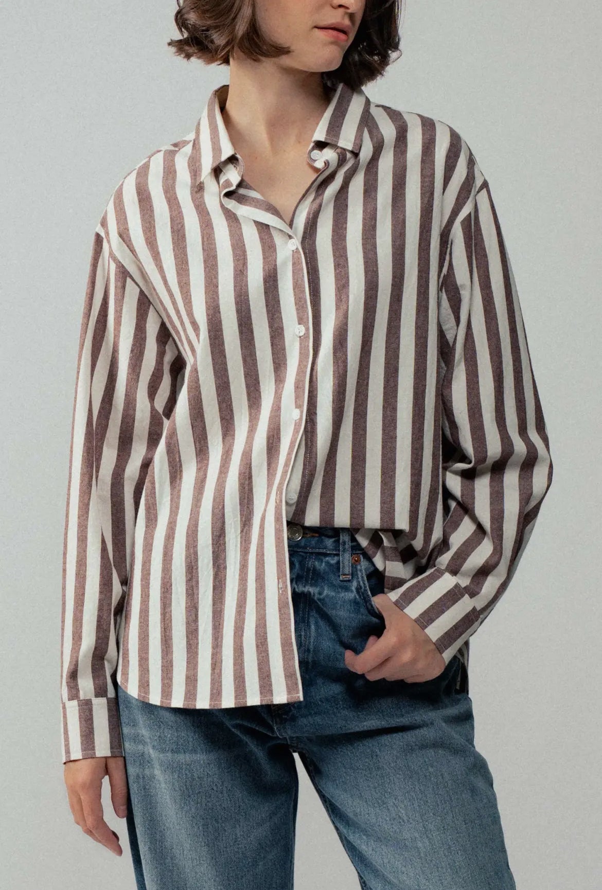 Saddle Stripe Top