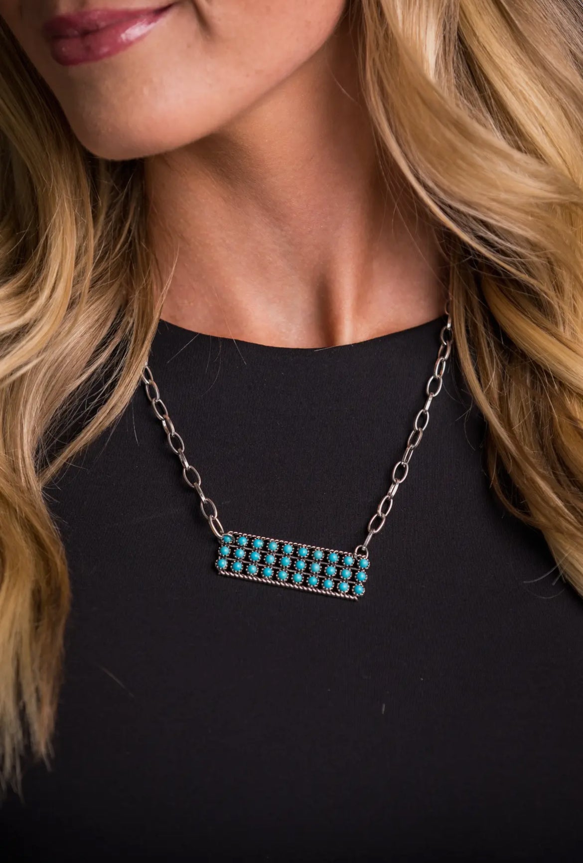 Snake Eye Bar Necklace