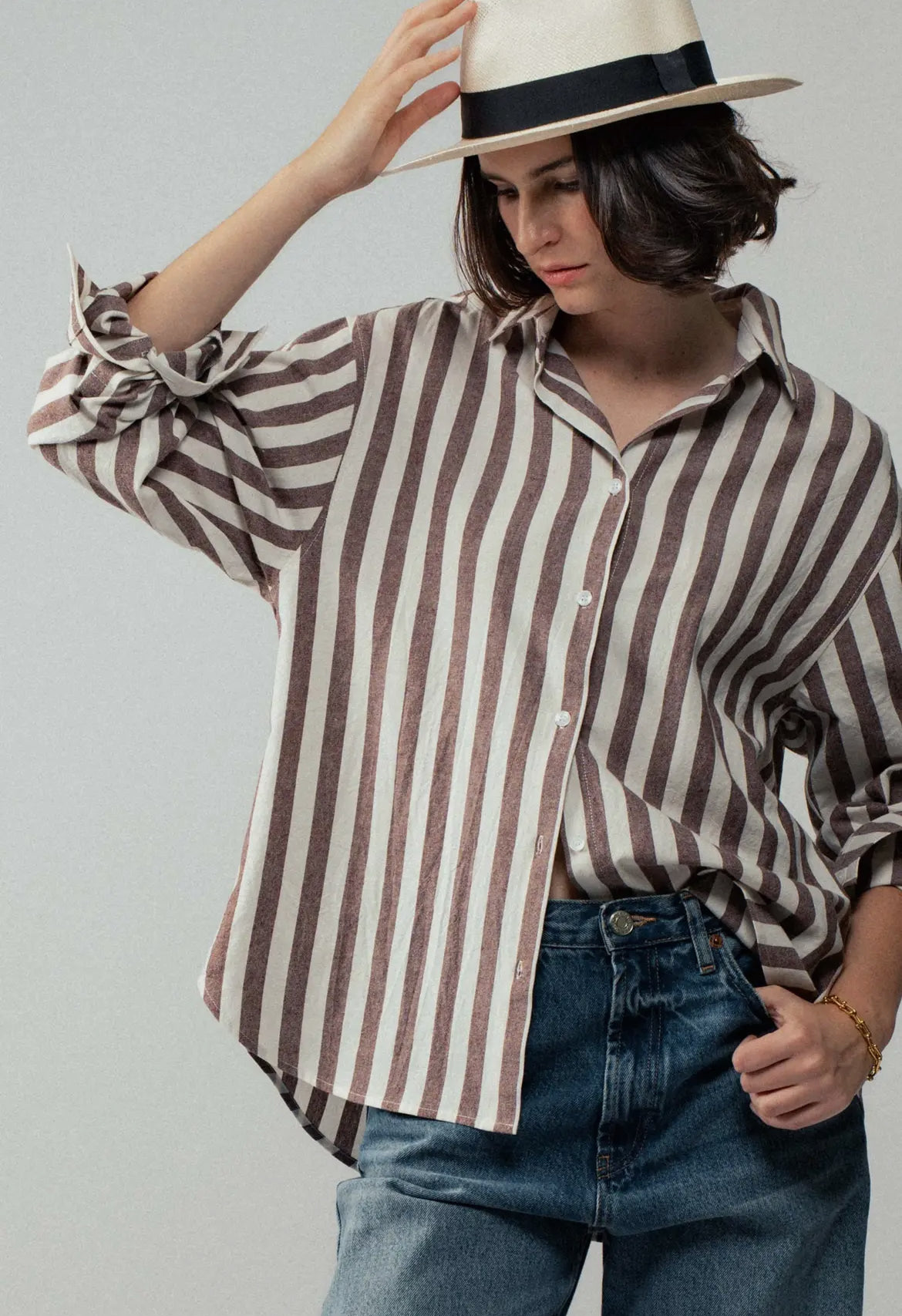 Saddle Stripe Top