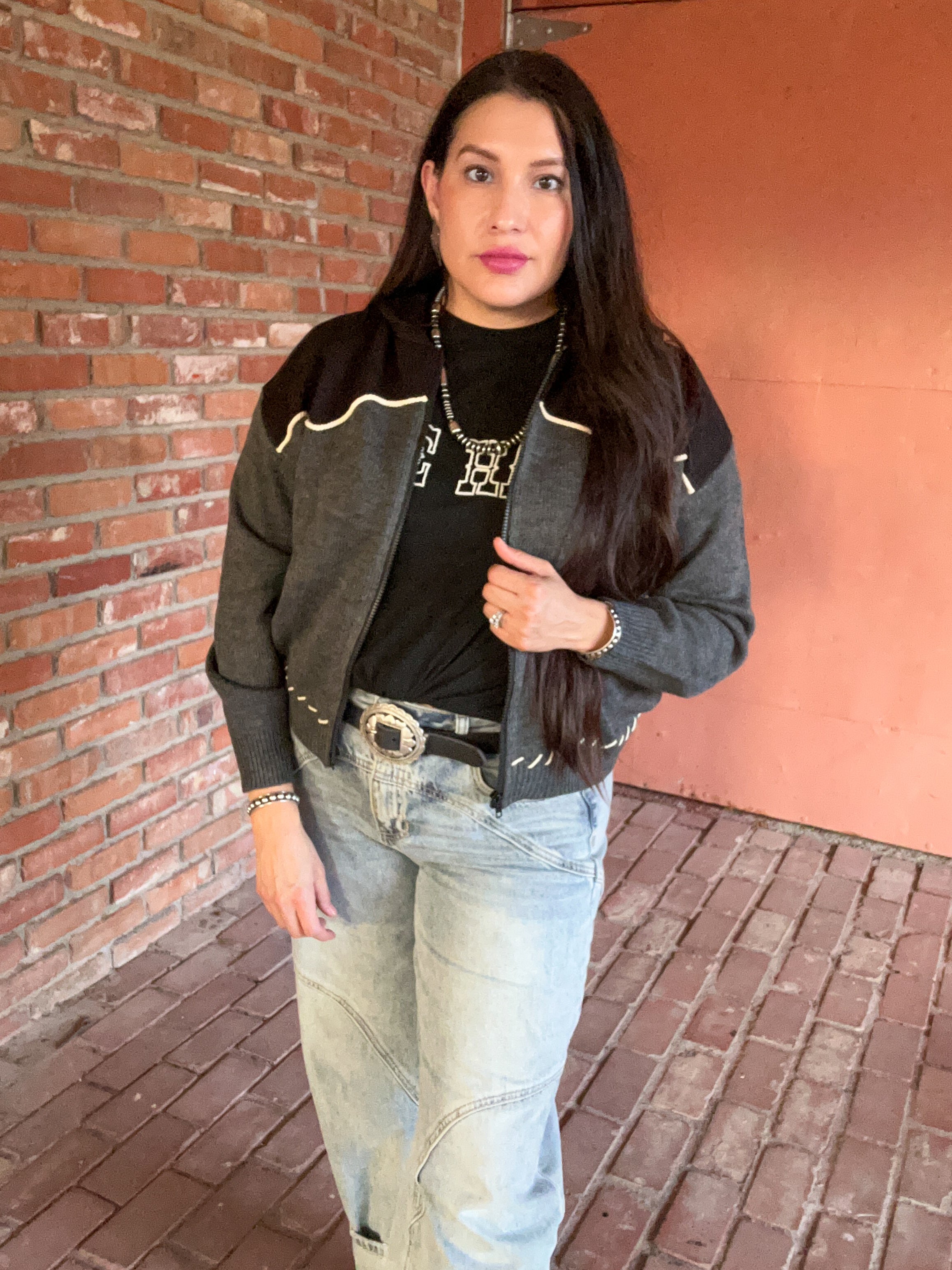 Silverado Bomber Sweater