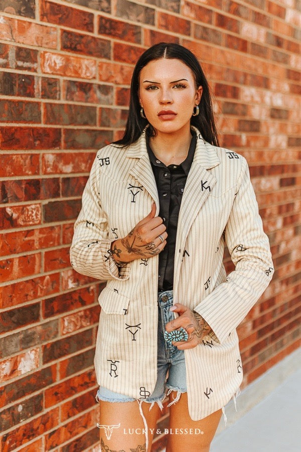 Cattle Branded Blazer