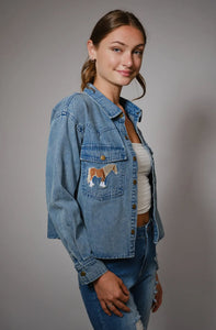 Horse cropped shirt (pre order available ships Oct 13th)
