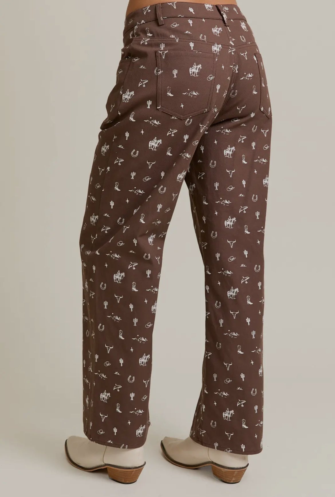 Cowboy wide leg pant