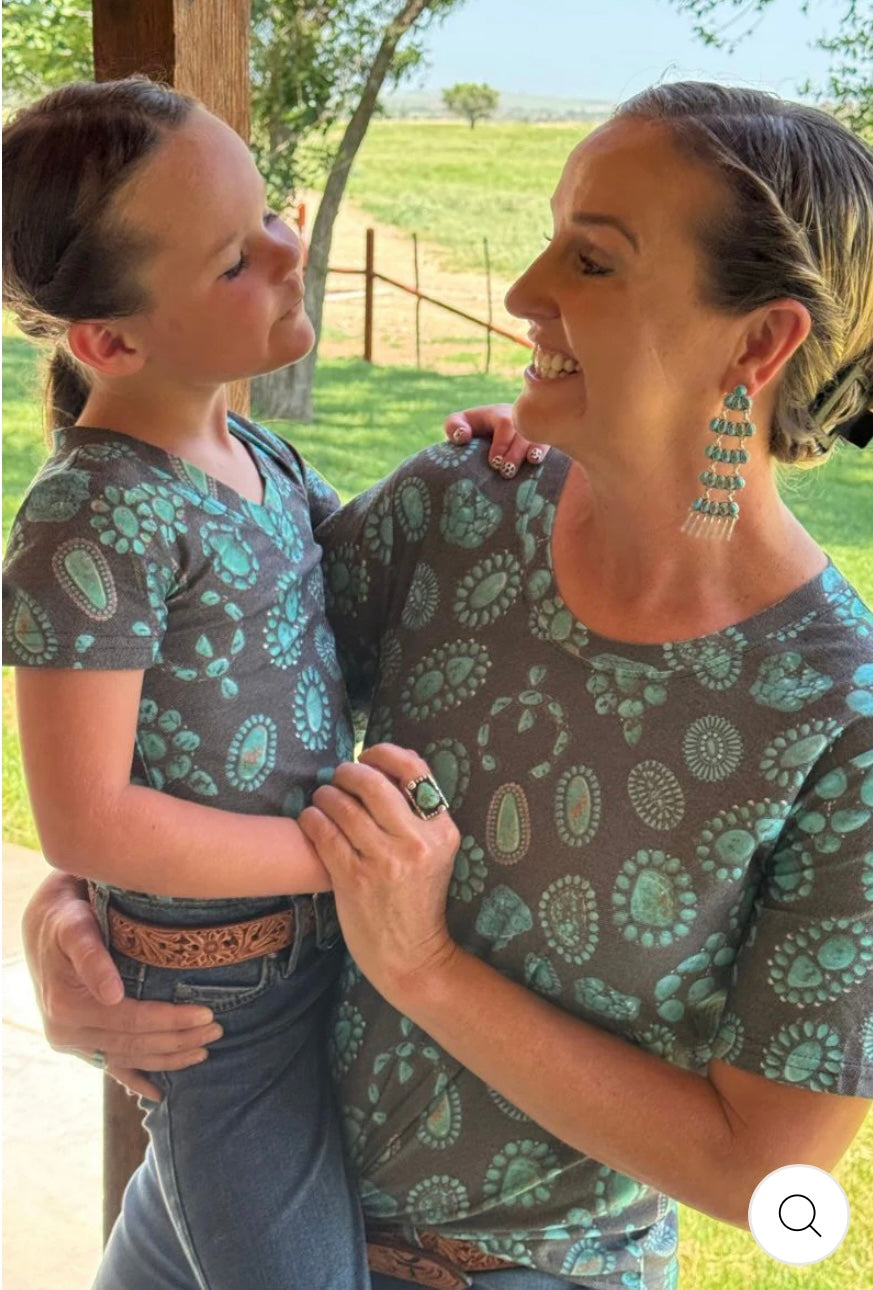 FOREVER IN TURQUOISE TEE