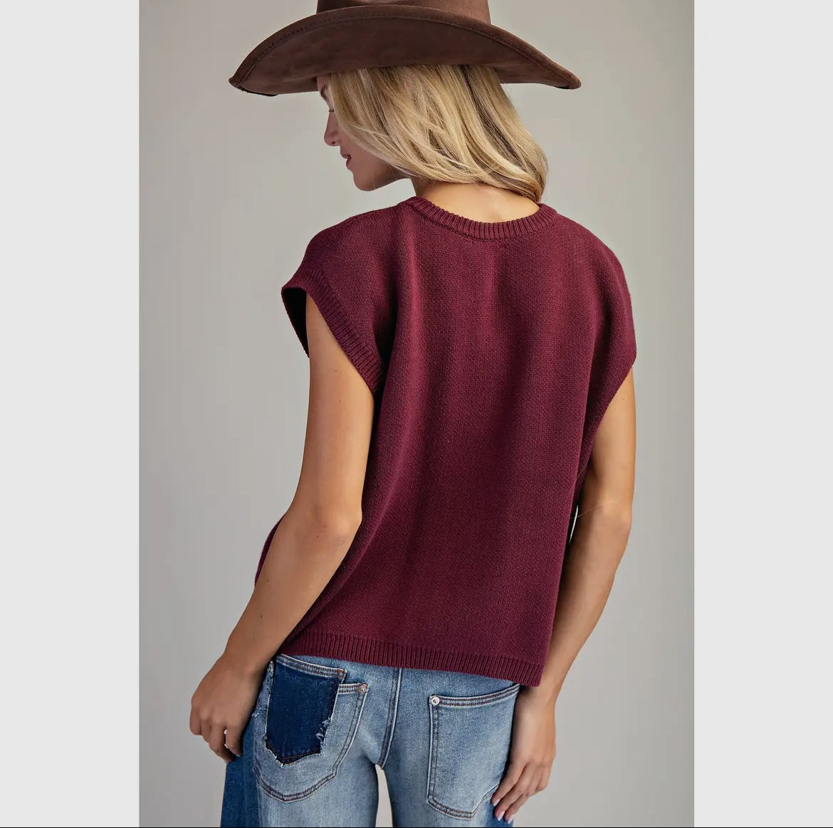 Roping Around Sweater Top