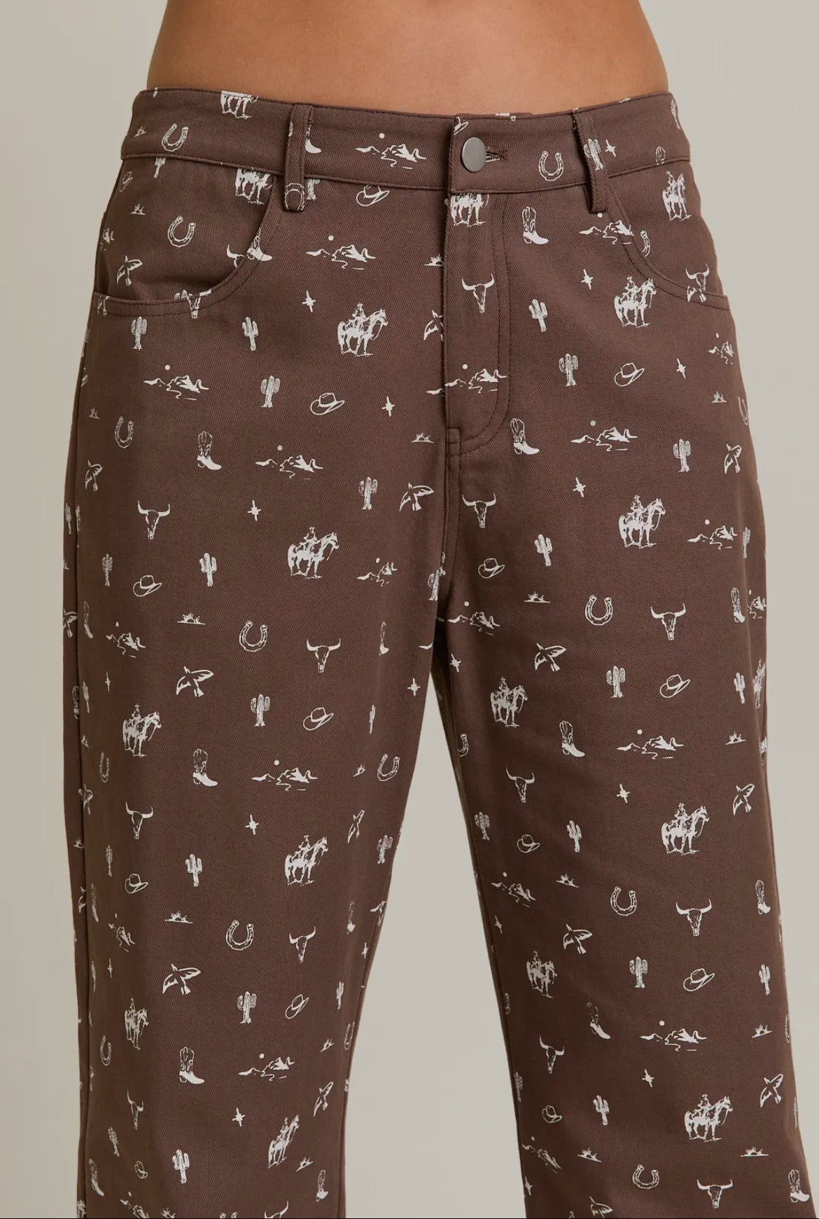 Cowboy wide leg pant