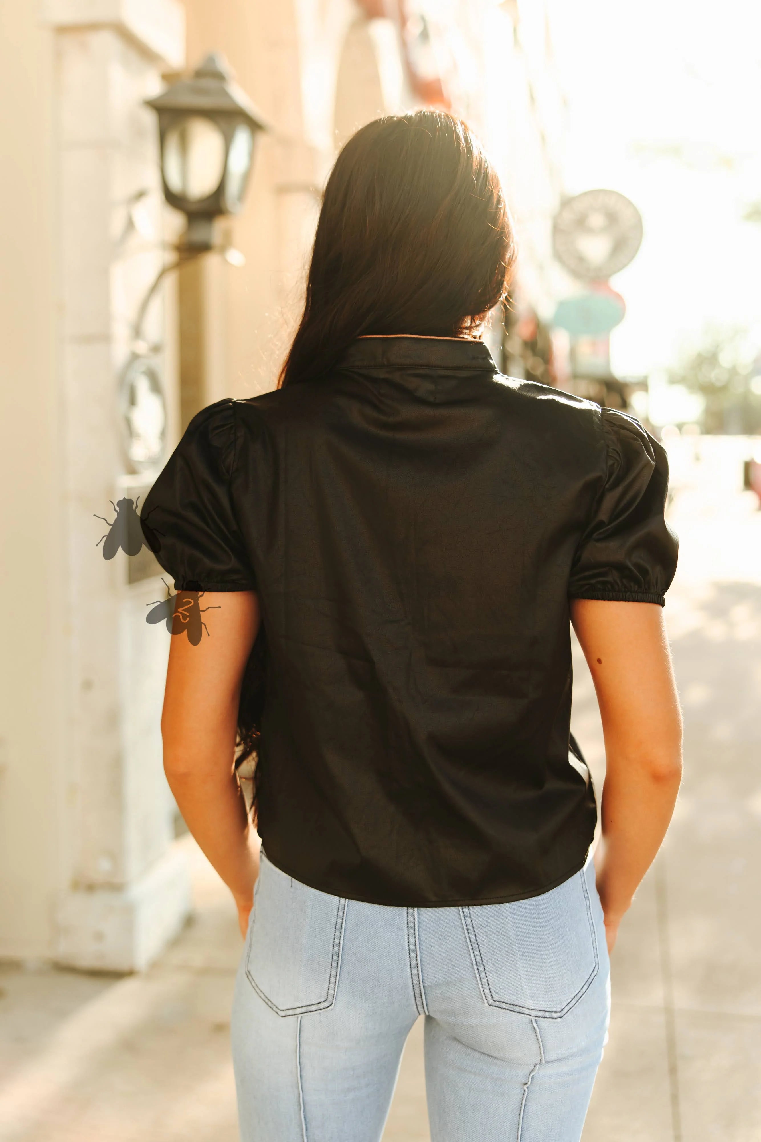 Calhoun Top in Black