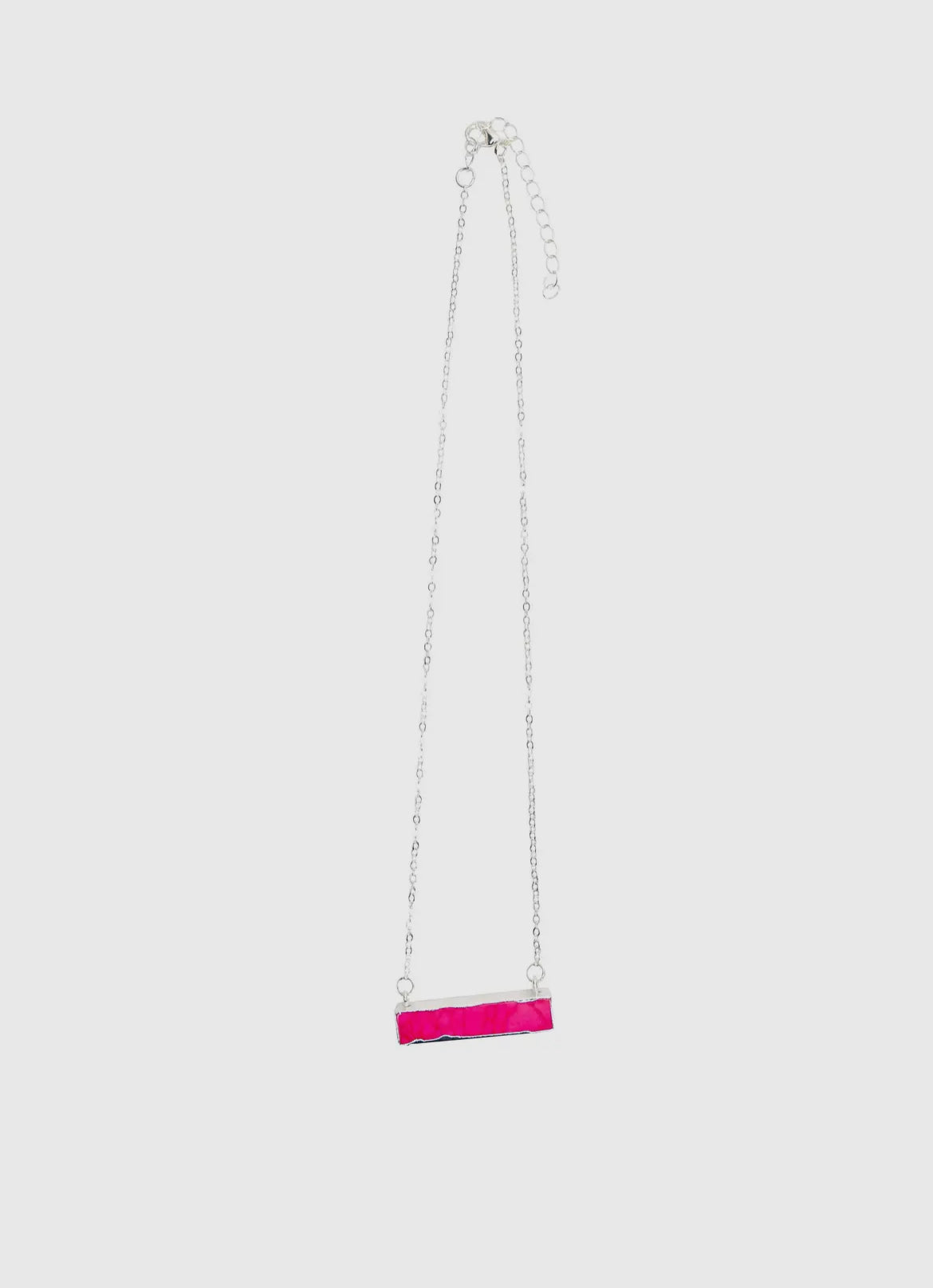 Pink Bar Necklace