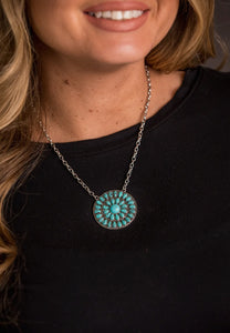 Round Cluster Necklace