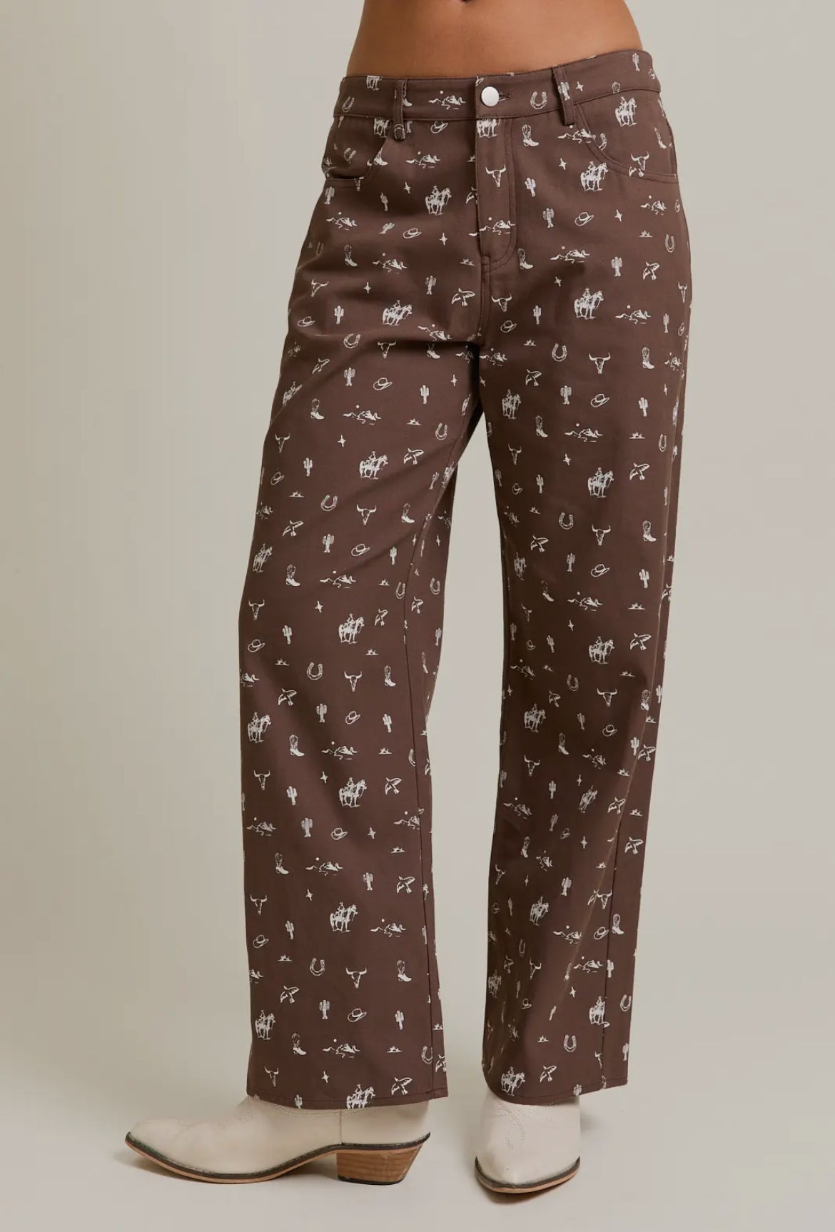 Cowboy wide leg pant
