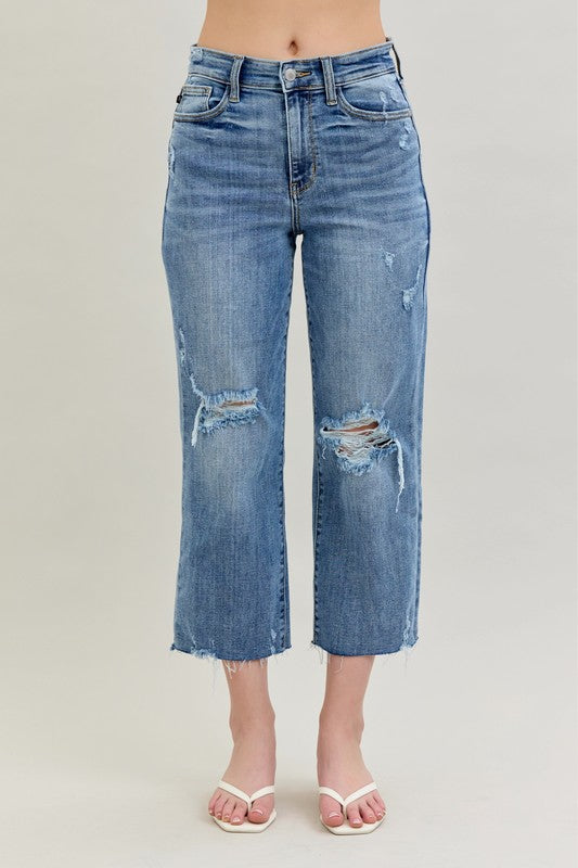 Judy B cropped wide leg