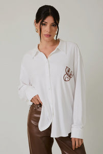 Let’s Ride Embroidered Shirt