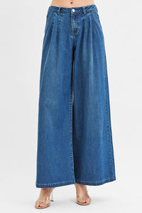 RISEN denim knit trouser