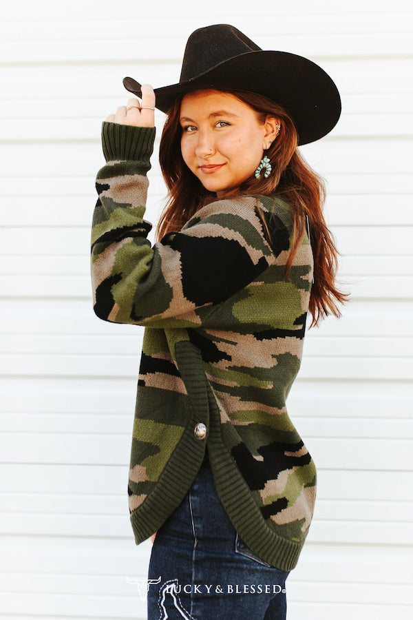 Cowgirl Camo Sweater