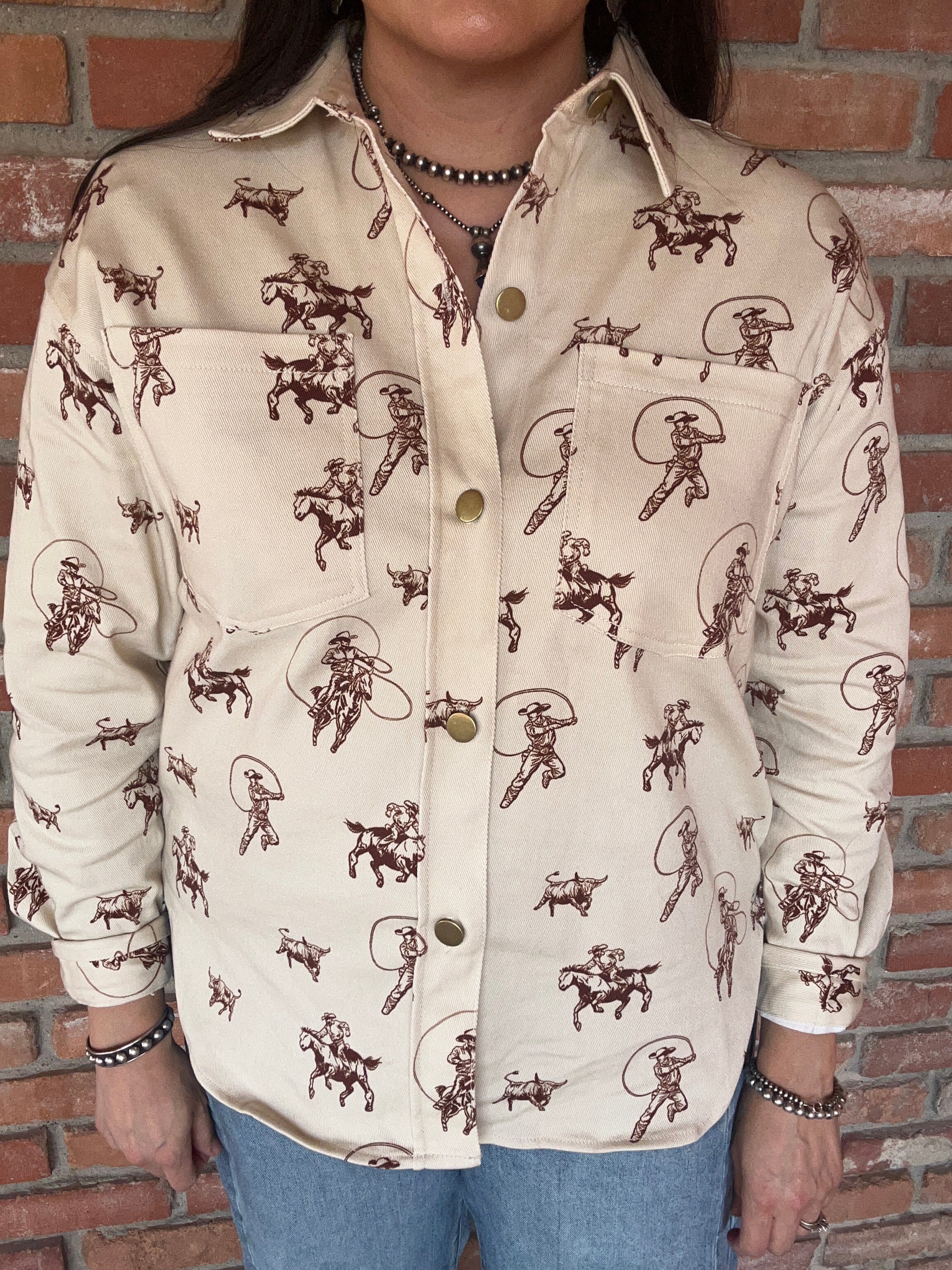 Rodeo round-up shacket
