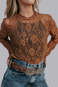 Saddle Lace Top