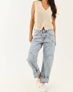 Western Stitch Barrel Jean