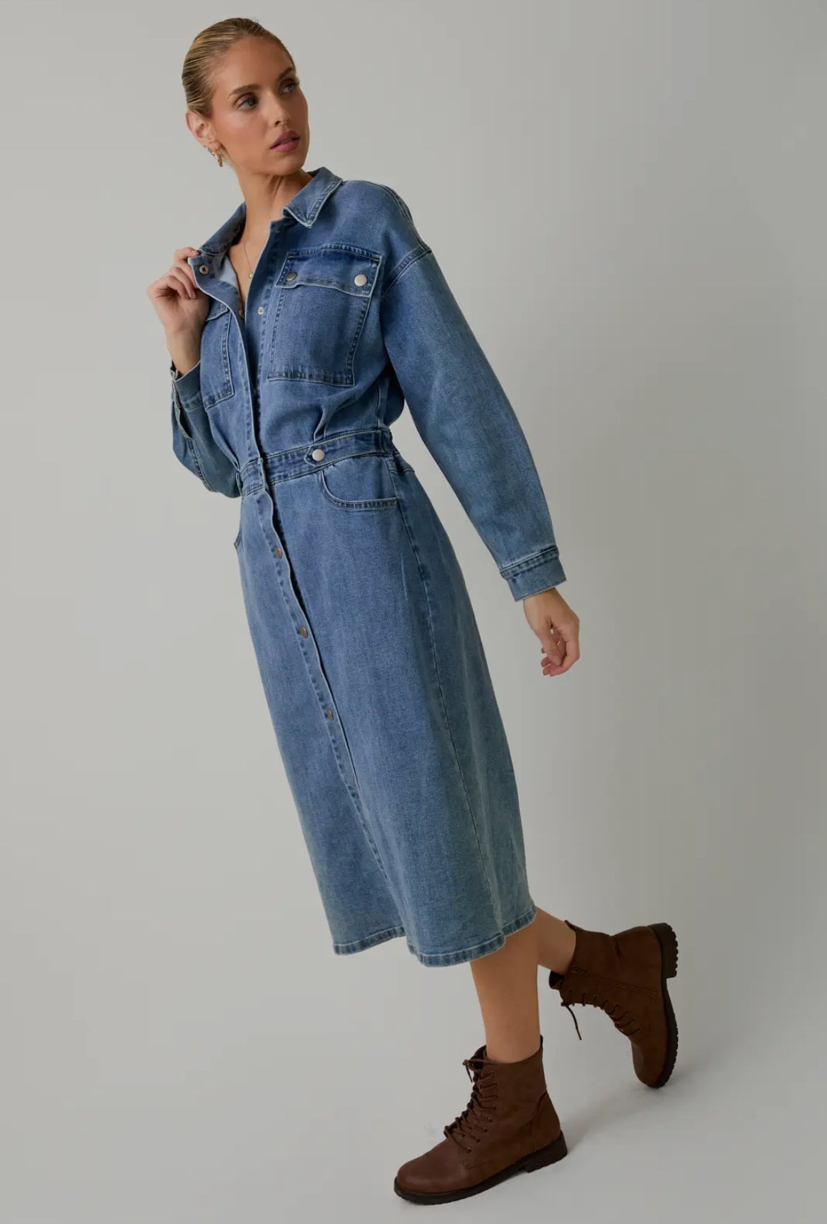 Utility Midi Dress