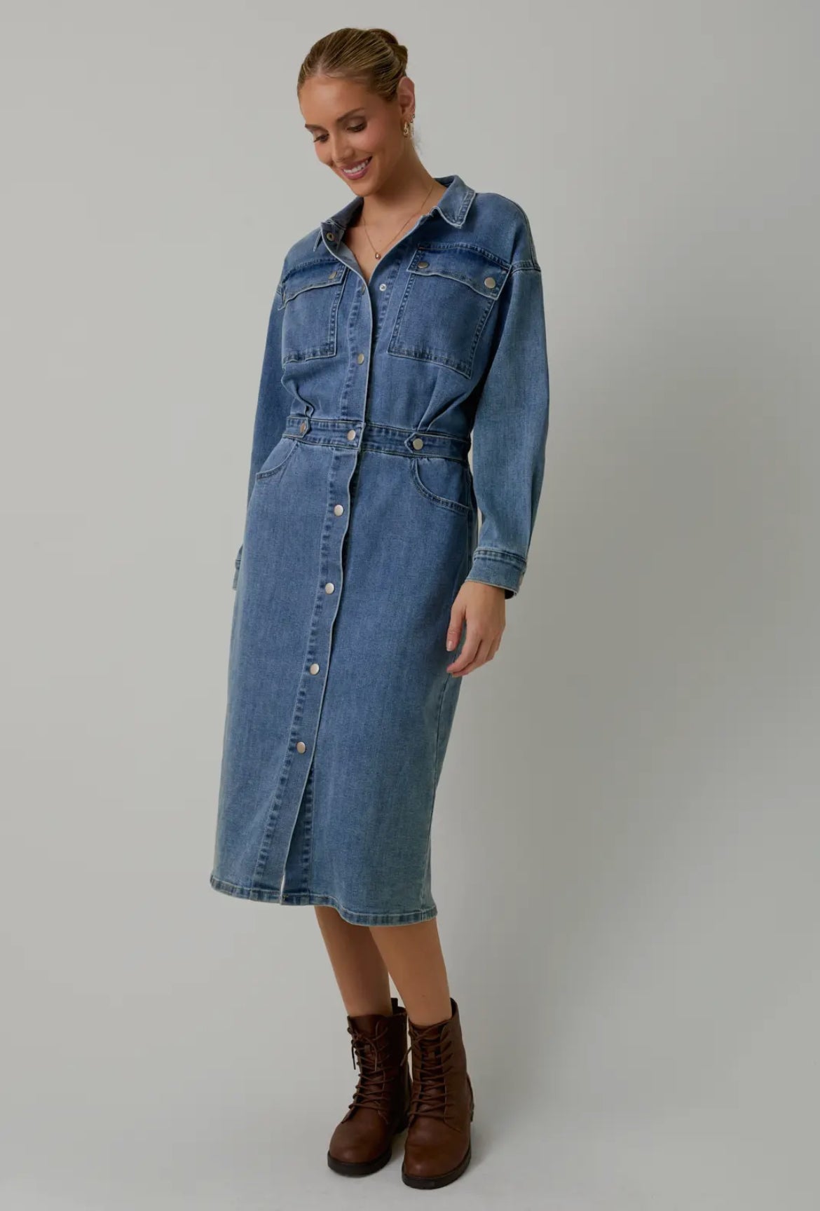 Utility Midi Dress