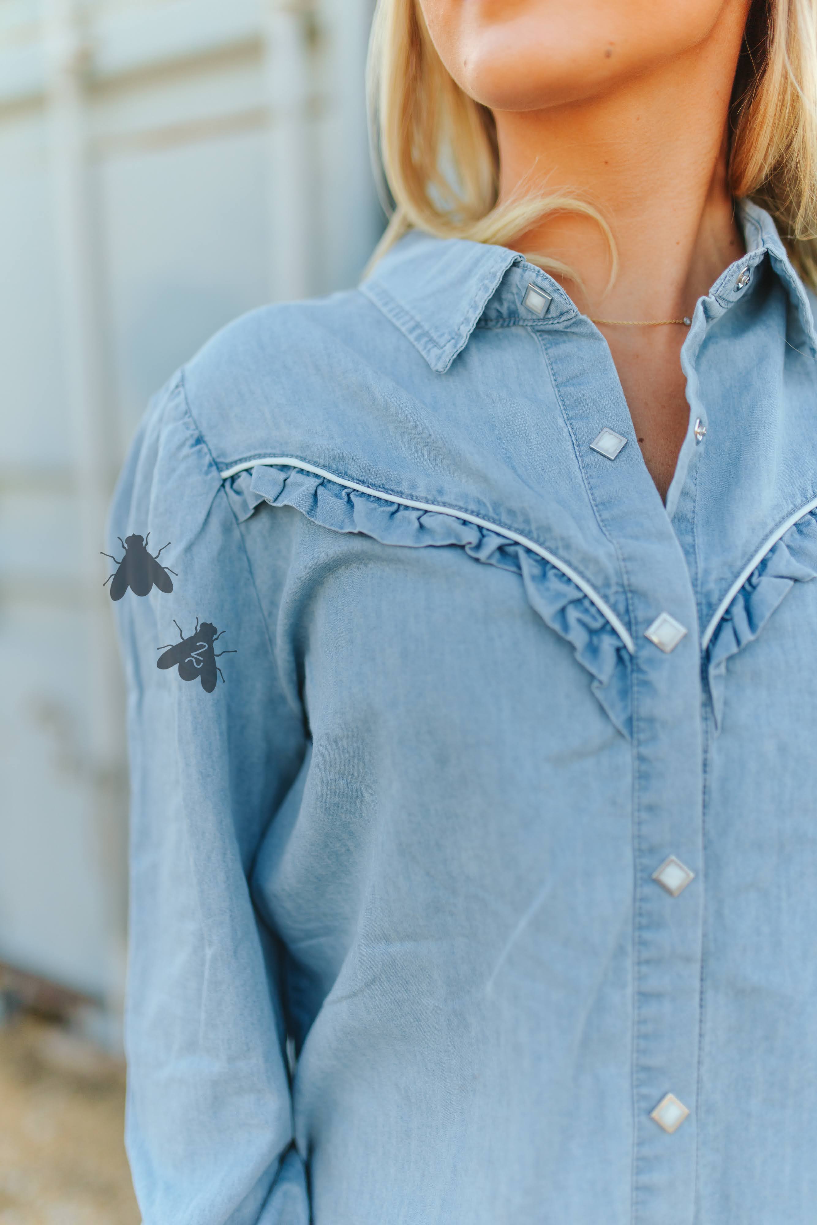 Rowdy in Ruffles Top L/S