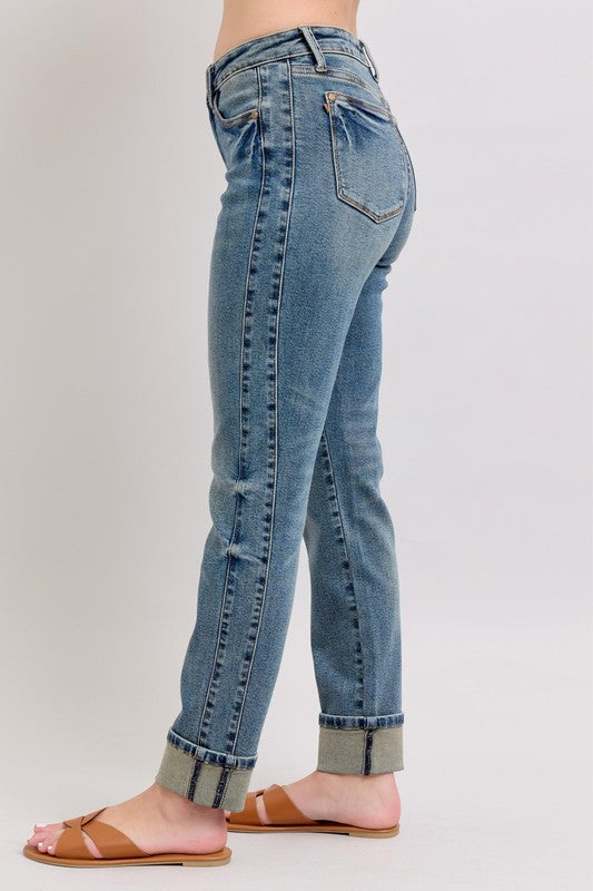 Judy B Rolled Cuff Jeans