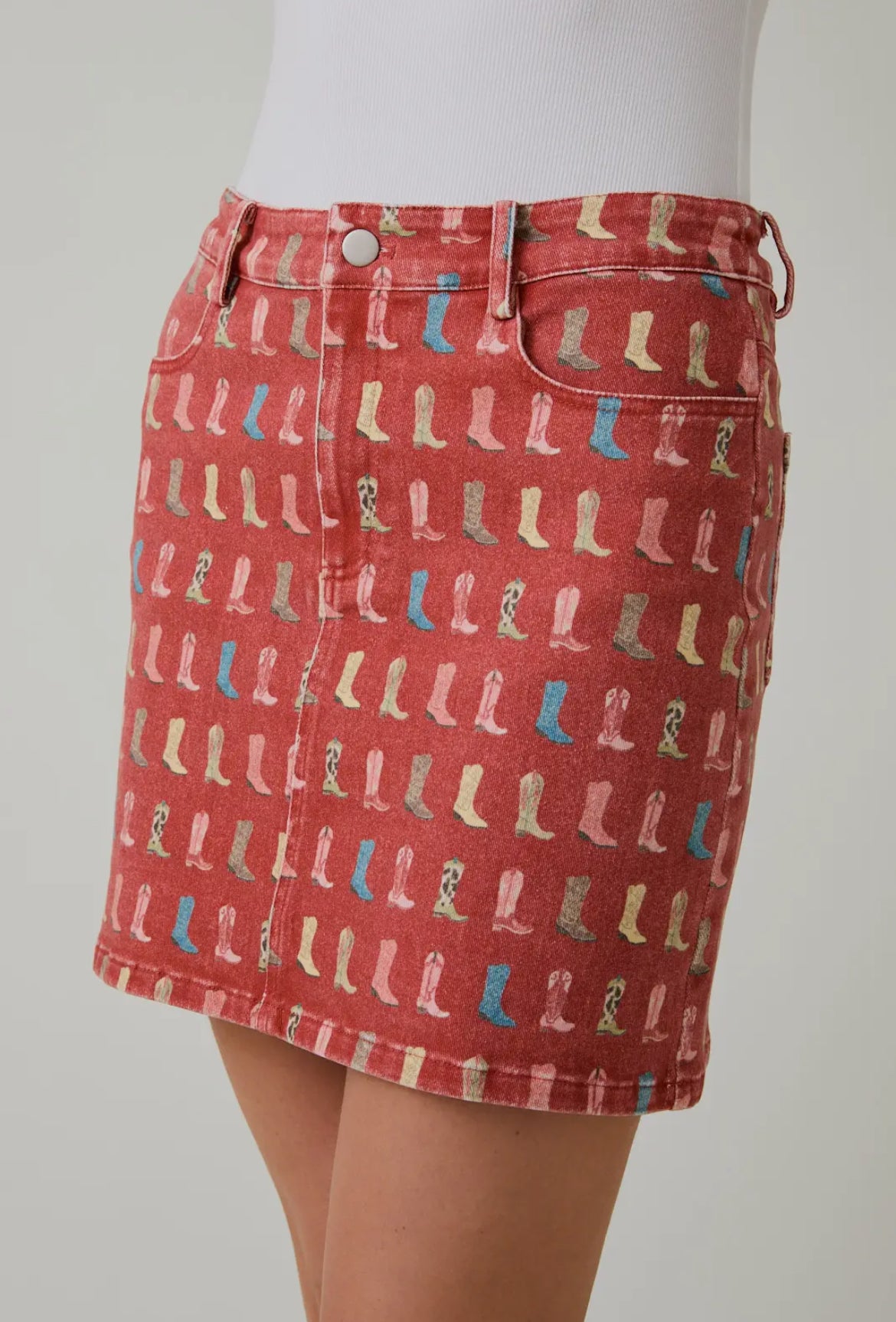 Boot Print Skirt