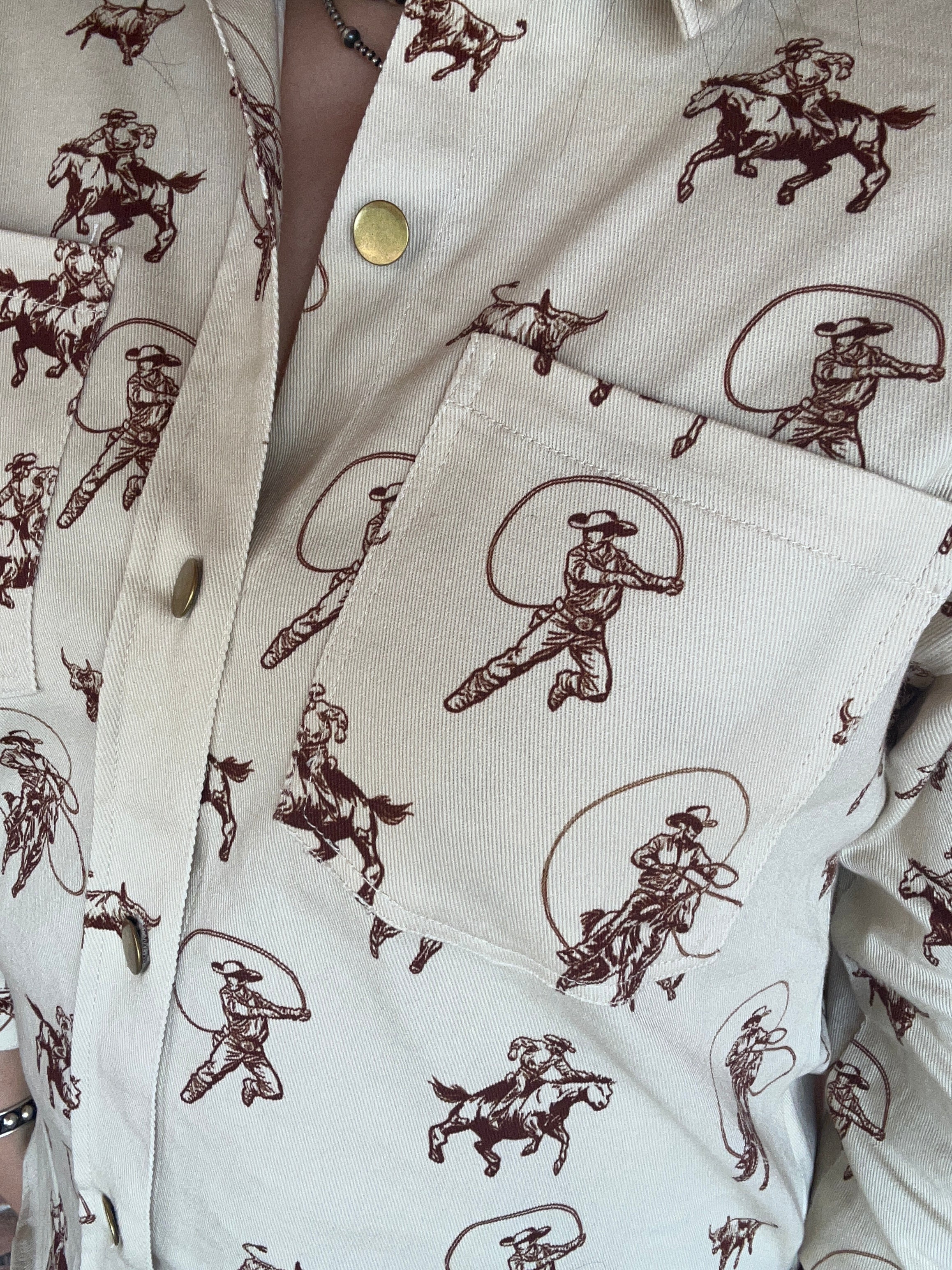 Rodeo round-up shacket