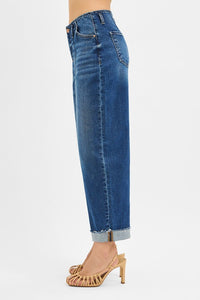 Cuffed Barrel Jean