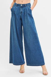 RISEN denim knit trouser