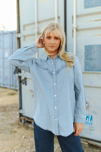 Rowdy in Ruffles Top L/S