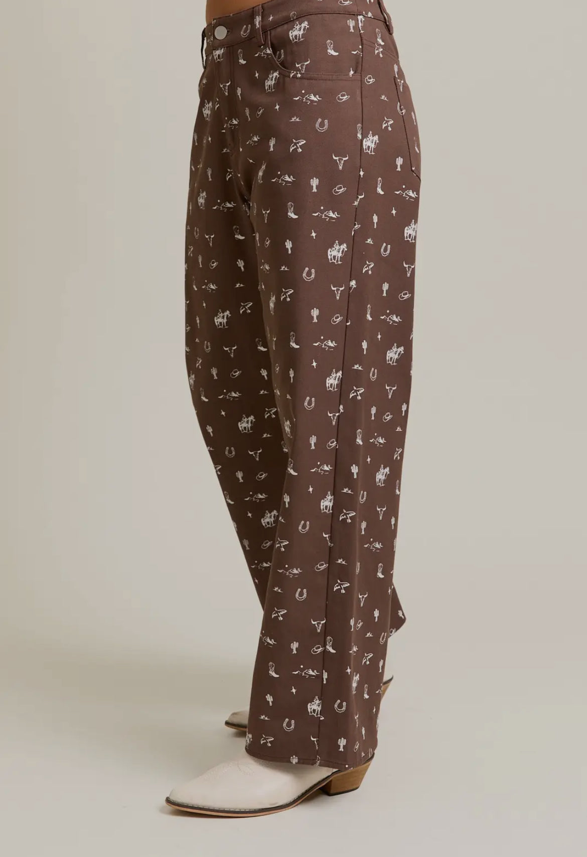 Cowboy wide leg pant