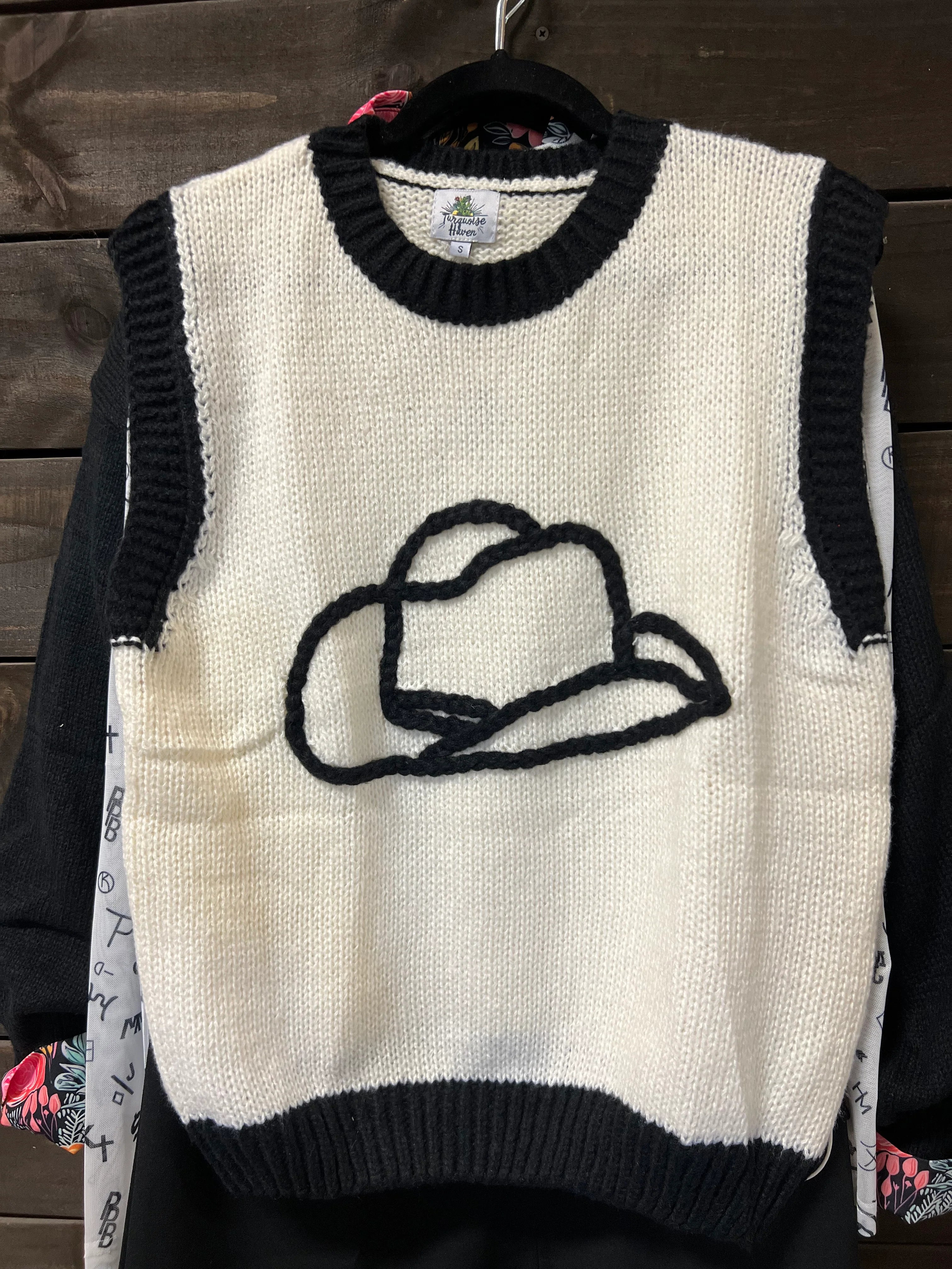 Black Hat Sweater Vest