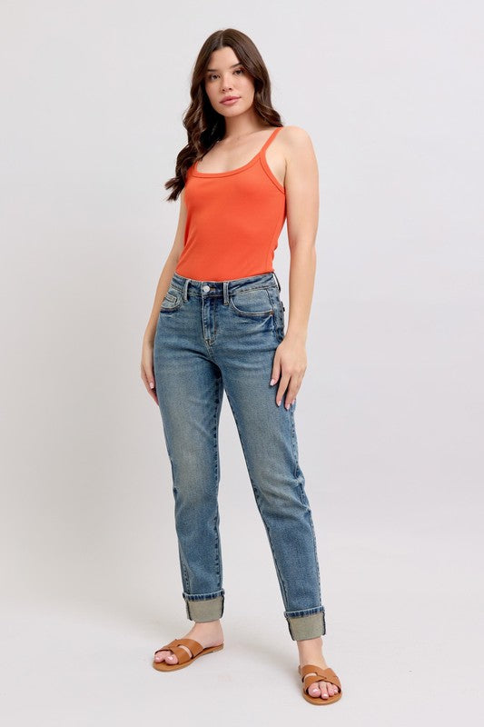 Judy B Rolled Cuff Jeans