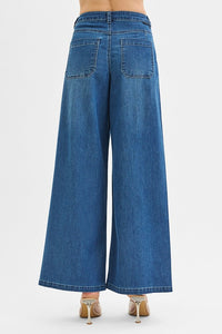 RISEN denim knit trouser