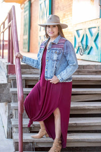 Burgundy Maxi Dress