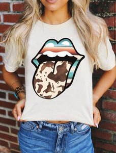 Serape lips Tee