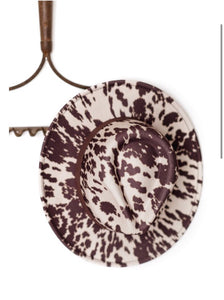 Stockyards Hat in Cowhide