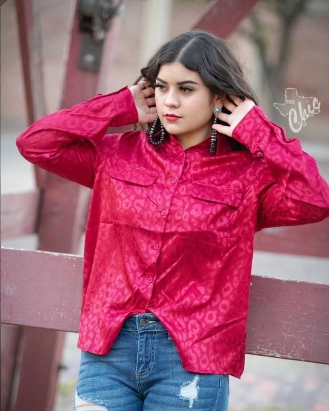 Cranberry Leopard Shirt