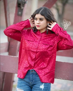 Cranberry Leopard Shirt