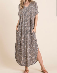Snakeskin Maxi