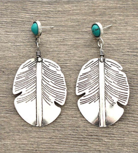 Lovely in feathers earrings