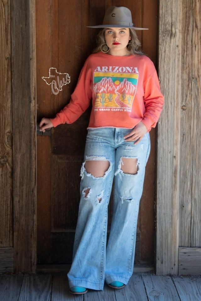 Arizona Cropped Sweatshirt